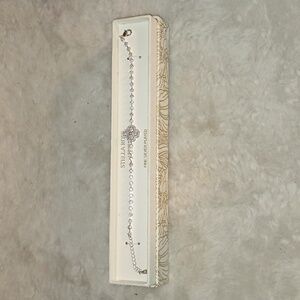 Stella Rose London Cubic Zirconia Fine Silver Plated Bracelet